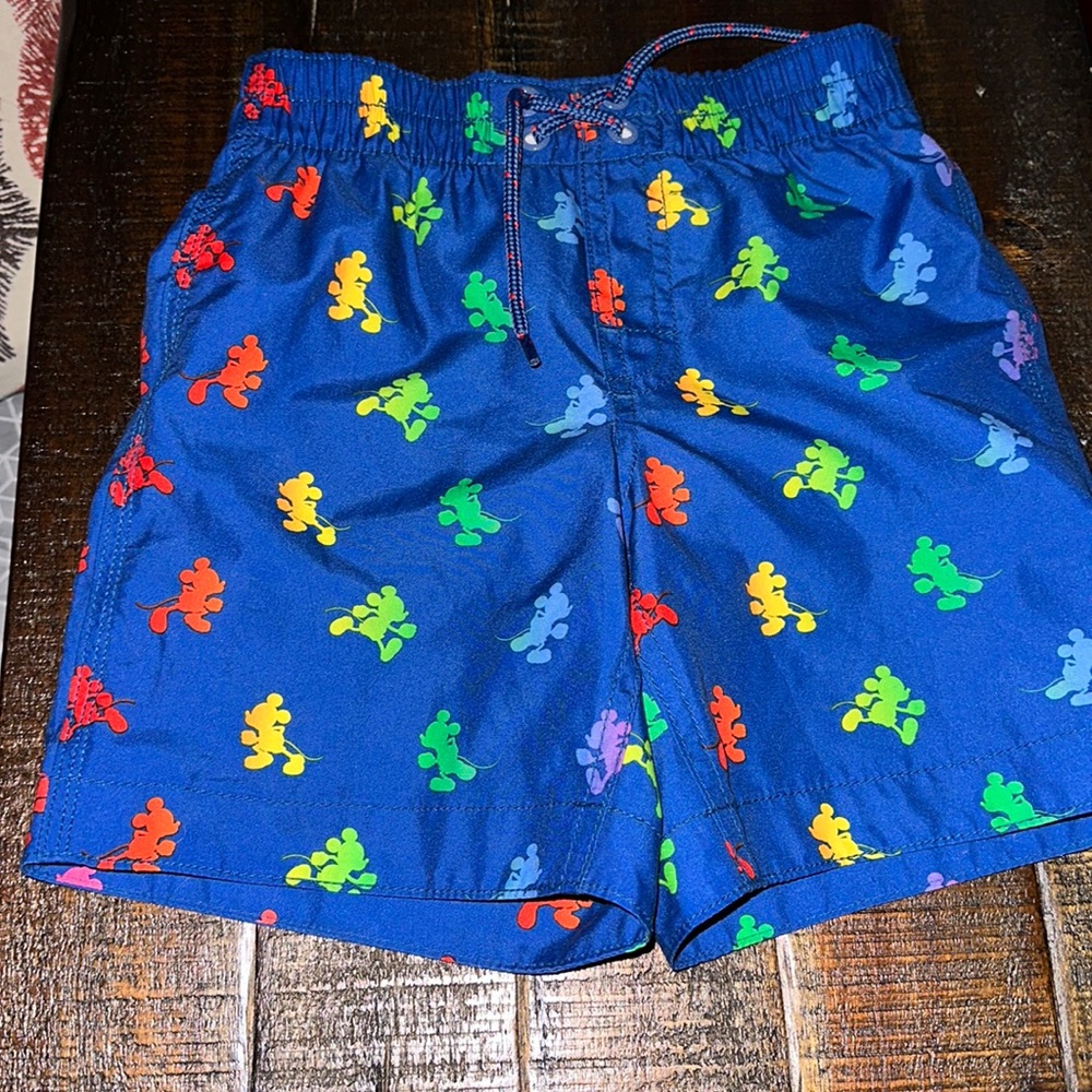 Mickey Mouse swim trunks 4T